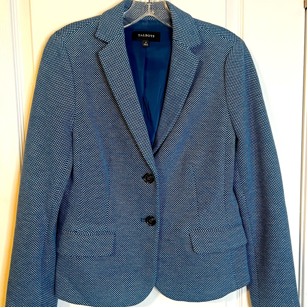 Talbots Blue Blazer Size 4